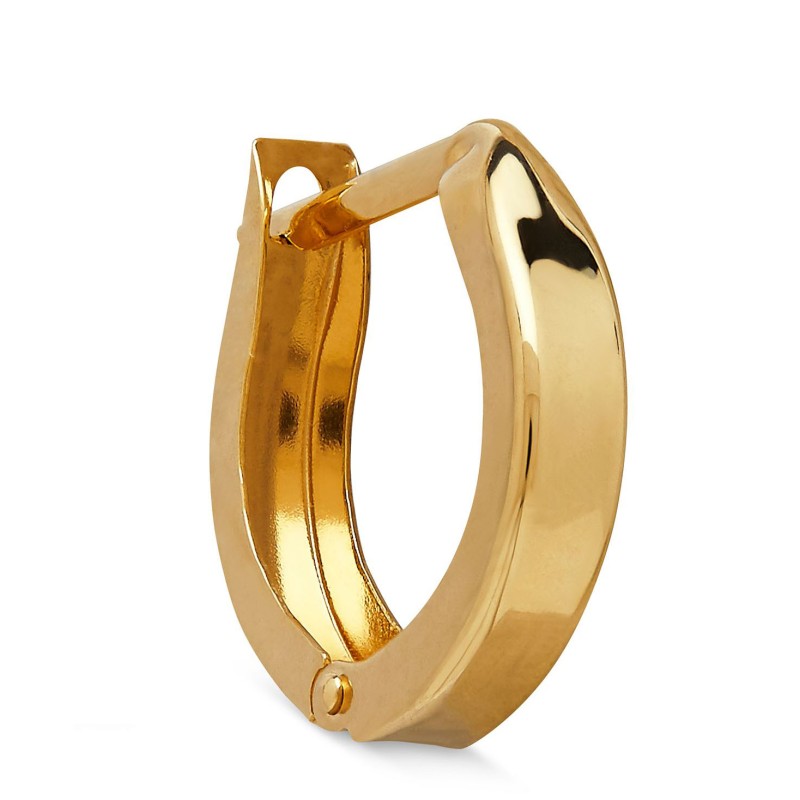 Children's Hinged Cuff Hoop Earrings in 14k Gold