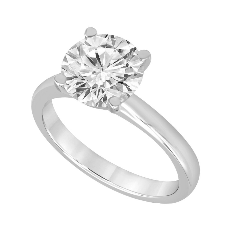 Diamond Solitaire Engagement Ring (4 ct.) in 14k G...