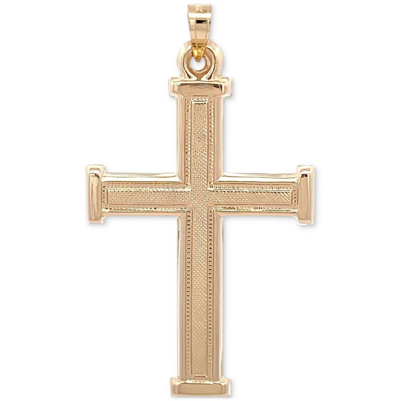 Cross Pendant in 14k Yellow Gold